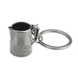 Custom Alloy Coffee Cup Shape Key Chain | https://www.bestnamebadges.com