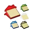 House Shaped Magnet Clip With Sticky Notes | https://www.bestnamebadges.com