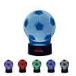USB charging 3D Smart 7 color Football Soccer LED Light | https://www.bestnamebadges.com
