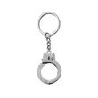 Custom Metal Handcuff Shaped Key Chain | https://www.bestnamebadges.com