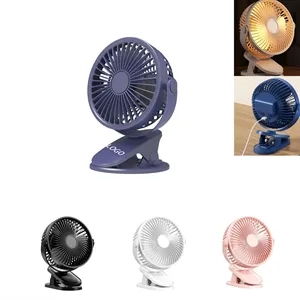 Mini Clip-on Rechargeable Desktop 720 degrees Rotation Fan