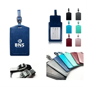 PU Leather Luggage Tags for Suitcases and Privacy Protection