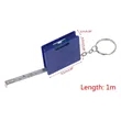 Portable Mini Keychain Tape Measure with Bubble Level | https://www.bestnamebadges.com
