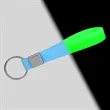 Glow In The Dark Keychain Silicone Wristband | https://www.bestnamebadges.com