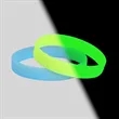 Glow In The Dark Silicone Bracelet | https://www.bestnamebadges.com