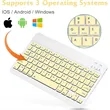 Ultra-thin Phone Tablet Wireless Bluetooth Keyboard | https://www.bestnamebadges.com