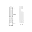 Universal Mini Foldable Portable Desk Phone Holder Stand | https://www.bestnamebadges.com