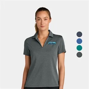 Nike Dri-FIT Women's Heather Polo w/ Screen Print 4.4 oz. | https://www.bestnamebadges.com
