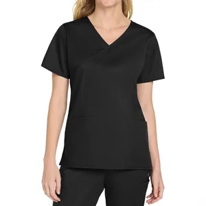 Wink® Women's Work Flex Mock Wrap Top