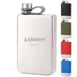 Stainless Steel Pocket 8oz. Portable Hip Flask | https://www.bestnamebadges.com