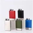 Stainless Steel Pocket 8oz. Portable Hip Flask | https://www.bestnamebadges.com