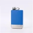 Stainless Steel Pocket 8oz. Portable Hip Flask | https://www.bestnamebadges.com