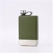 Stainless Steel Pocket 8oz. Portable Hip Flask | https://www.bestnamebadges.com