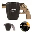 3D Revolver Handle Ceramic Mug Unique Coffee Cup | https://www.bestnamebadges.com
