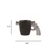 3D Revolver Handle Ceramic Mug Unique Coffee Cup | https://www.bestnamebadges.com