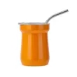 5oz. Mini Stainless Steel Tumbler with Straw Insulated | https://www.bestnamebadges.com