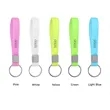 Glow In The Dark Keychain Silicone Wristband | https://www.bestnamebadges.com