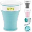 11oz.Collapsible Silicone Travel Cup Lid Portable Drinking M | https://www.bestnamebadges.com