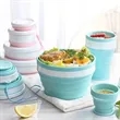 11oz.Collapsible Silicone Travel Cup Lid Portable Drinking M | https://www.bestnamebadges.com