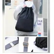 Customized Waterproof Drawstring Sports Backpack with Zipper | https://www.bestnamebadges.com
