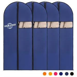 Dustproof Garment Suit Bags with Clear Window and Zipper | https://www.bestnamebadges.com