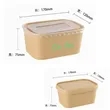 35 oz Paper Food Containers with Lids | https://www.bestnamebadges.com