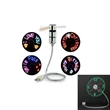 Small USB Fan with Real Time Clock | https://www.bestnamebadges.com