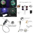 Small USB Fan with Real Time Clock | https://www.bestnamebadges.com