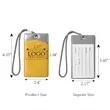 Rectangular Luggage Tag | https://www.bestnamebadges.com