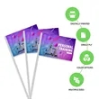 Digital Printed Antenna Flags with Sleeves - ePoly 1 Ply | https://www.bestnamebadges.com