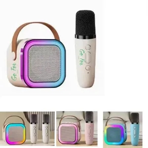 Portable Bluetooth Mini Karaoke Microphone Singing Speaker