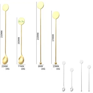 Stirring Spoon Stainless Steel Simple to Grip