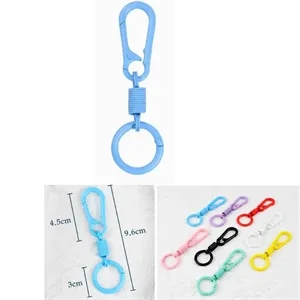 Key Chain with O Rings Clip Metal Keychain