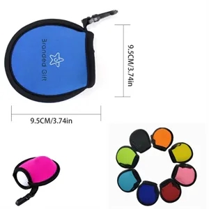 Portable Pocket Golf Ball Cleaner Pouch