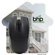 House Shaped Dye Sublimated Computer Mouse Pad | https://www.bestnamebadges.com