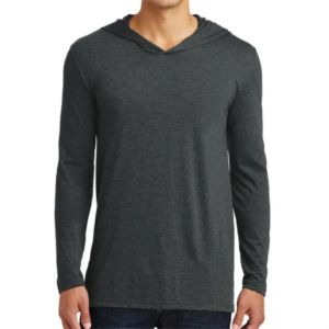 District Made® Men's Perfect Tri® Long Sleeve Hoodie | https://www.bestnamebadges.com