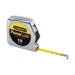 10 ft. Stanley Tools® PowerLock® Pocket Tape Measure | https://www.bestnamebadges.com