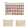 Recycled Canvas Zippered Pouch | https://www.bestnamebadges.com