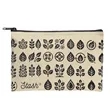 Recycled Canvas Zippered Pouch | https://www.bestnamebadges.com