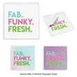 Square Rounded Corner Sticker | https://www.bestnamebadges.com