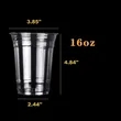 Stock Clear Cold Drink Cup Customizable Size For Coffee | https://www.bestnamebadges.com