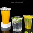 Stock Clear Cold Drink Cup Customizable Size For Coffee | https://www.bestnamebadges.com