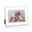 Grenada Frame - White/Silver | https://www.bestnamebadges.com