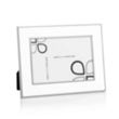 Grenada Frame - White/Silver | https://www.bestnamebadges.com