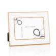 Grenada Frame - White/Rose Gold | https://www.bestnamebadges.com
