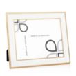 Grenada Frame - White/Rose Gold | https://www.bestnamebadges.com