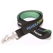Woven Lanyard w/ Custom Imprint Embroidered | https://www.bestnamebadges.com
