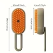 Pet spray massage comb | https://www.bestnamebadges.com