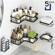 Non Punch Corner Shower Caddy | https://www.bestnamebadges.com