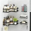 Non Punch Corner Shower Caddy | https://www.bestnamebadges.com